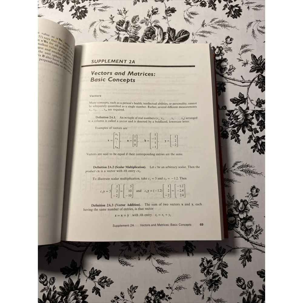 Richard Johnson Applied Multivariate Statistical Analysis 3rd Ed Hardcover 1992